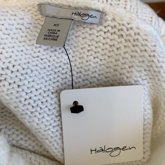 Halogen Sleeveless Turtleneck Tunic Sweater Cream - Picture 6 of 9